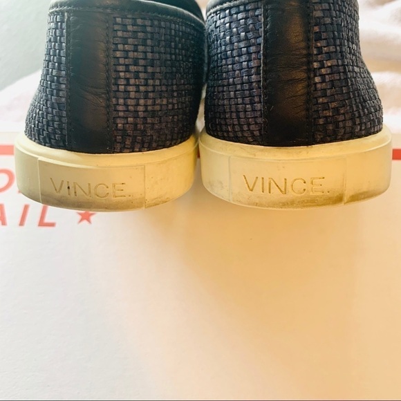 VINCE• Blue Preston Slip Ons Sneakers - Picture 7 of 10